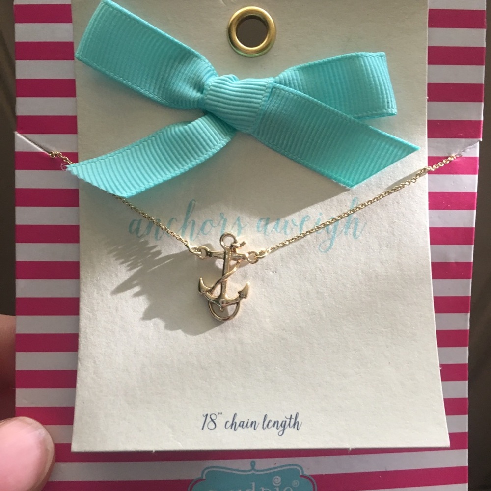 NWT Mudpie anchor necklace